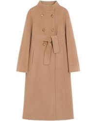Valentino - Cashmere Double-Breasted Coat - Lyst
