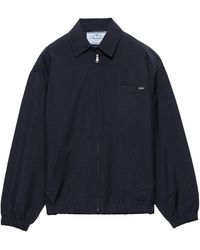 Prada - Virgin Wool-Mohair Jacket - Lyst