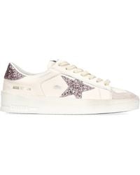 Golden Goose - Leather Stardan Sneakers - Lyst