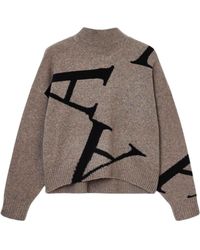 AllSaints - A Star Rollneck Sweater - Lyst