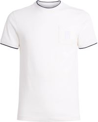 Lacoste - Contrast-Trim Pocket T-Shirt - Lyst
