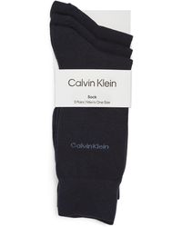 Calvin Klein - Cotton-Blend Socks (Pack Of 3) - Lyst