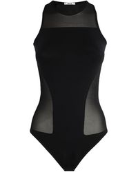 Wolford - Sheer Opaque Bodysuit - Lyst