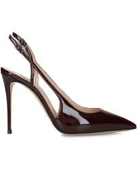 Casadei - Patent Leather Julia Tiffany Windsor Slingback Heels 100 - Lyst