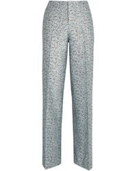 Tory Burch - Jacquard Trousers - Lyst