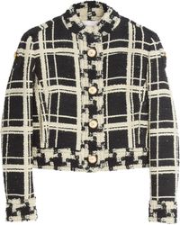 Valentino Garavani - Wool-Blend Cropped Jacket - Lyst