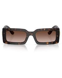 Dolce & Gabbana - Acetate Rectangle Sunglasses - Lyst