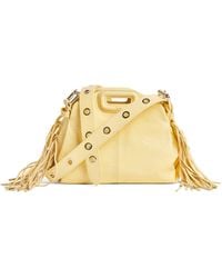 Maje - Mini Leather Miss M Shoulder Bag - Lyst