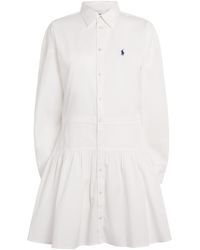 Polo Ralph Lauren - Polo Pony Shirt Mini Dress - Lyst
