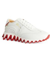 Christian Louboutin - Loubishark Donna Leather Trainers - Lyst