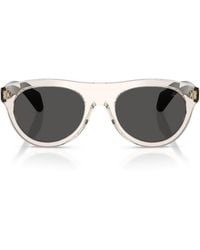 Moncler - Splash Round Sunglasses - Lyst