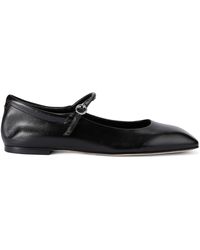 Aeyde - Leather Uma Mary Jane Flats - Lyst