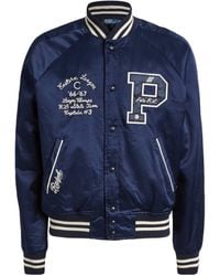 Polo Ralph Lauren - Embroidered Applique Varsity Jacket - Lyst