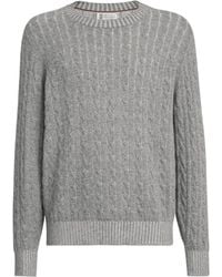 Brunello Cucinelli - Cashmere Cable-Knit Sweater - Lyst