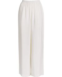 Eskandar - Silk Wide-Leg Trousers - Lyst