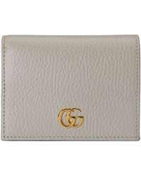 Gucci - Leather Gg Marmont Bifold Wallet - Lyst