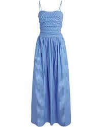 Faithfull the Brand - Cotton Stripe Portlligat Maxi Dress - Lyst