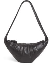 Lemaire - Medium Grained Leather Croissant Shoulder Bag - Lyst