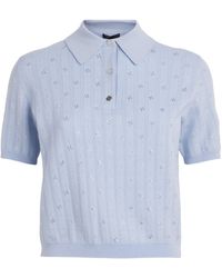 Maje - Wool-Blend Polo Sweater - Lyst