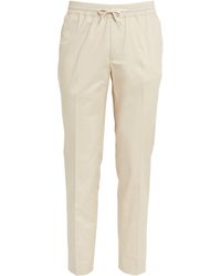 Sandro - Alpha Cotton Blend Straight Leg Drawstring Pants - Lyst