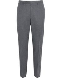 Canali - Slim Tailored Trousers - Lyst