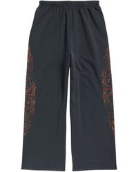 Balenciaga - Cotton Oversized Sweatpants - Lyst