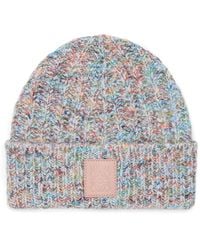 Loewe - Wool-Cashmere-Blend Logo Beanie - Lyst