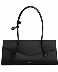 Alaïa - Leather Le Teckel Flap Shoulder Bag - Lyst