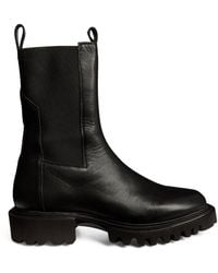 AllSaints - Leather Hallie Boots - Lyst