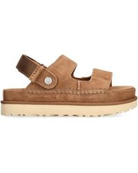 UGG - Suede Goldenstar Glide Sandals - Lyst