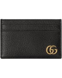 Gucci - Leather Gg Marmont Card Holder - Lyst