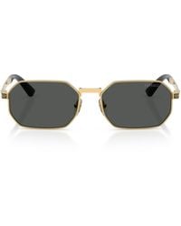 Versace - Metal Ve2297 Rectangle Sunglasses - Lyst