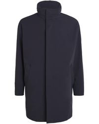 Giorgio Armani - Padded Pea Coat - Lyst