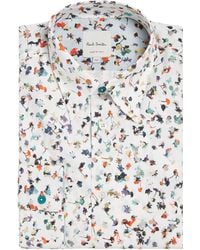 Paul Smith - Cotton-Blend Printed Shirt - Lyst