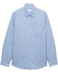 Prada - Re-Nylon Stripe Shirt - Lyst