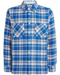 Wax London - Cotton Check Whiting Overshirt - Lyst