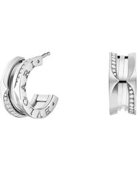 BVLGARI - And Diamond B.Zero1 Earrings - Lyst