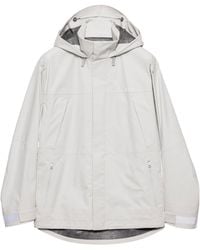 Prada - Technical Fabric Hooded Jacket - Lyst