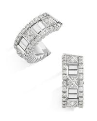 Marli New York - Mini And Diamond Life Hoop Earrings - Lyst