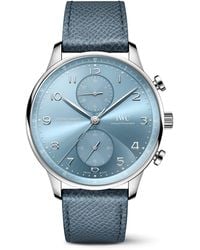 IWC Schaffhausen - Portugieser Chronograph Watch - Lyst