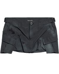 Balenciaga - Mini Cargo Skirt - Lyst