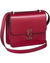 Cartier - Mini Leather C De Shoulder Bag - Lyst
