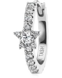 Maria Tash - Diamond Star Eternity Hoop Earring - Lyst