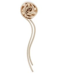 Max Mara - Satin Flower Brooch - Lyst