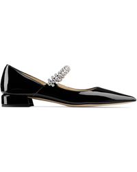 Jimmy Choo - Bing 25 Patent Leather Ballet Flats - Lyst