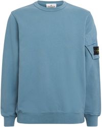 Stone Island - Cotton Compass Pocket Sweatshirt - Lyst