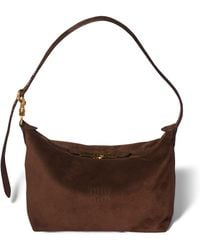 Miu Miu - Medium Suede Spirit Shoulder Bag - Lyst