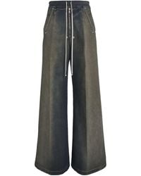 Rick Owens - Cotton Bela Wide-Leg Trousers - Lyst