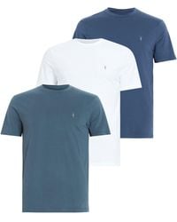 AllSaints - Cotton Brace T-shirts (pack Of 3) - Lyst