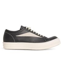 Rick Owens - Leather Vintage Low-Top Sneakers - Lyst